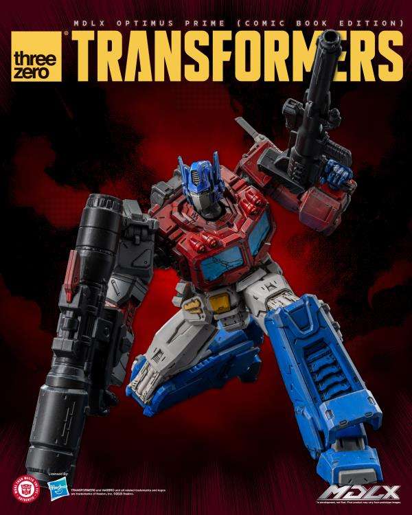 TRANSFORMERS MDLX OPTIMUS PRIME COMIC AF