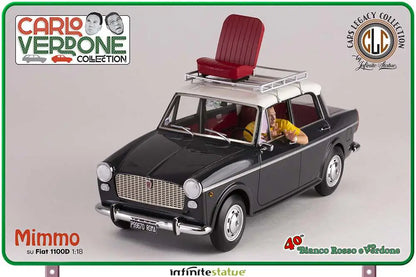 INFINITE STATUE - ORI MIMMO SU FIAT 1100 RESIN CAR 1/18 STATUA