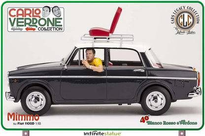 INFINITE STATUE - ORI MIMMO SU FIAT 1100 RESIN CAR 1/18 STATUA