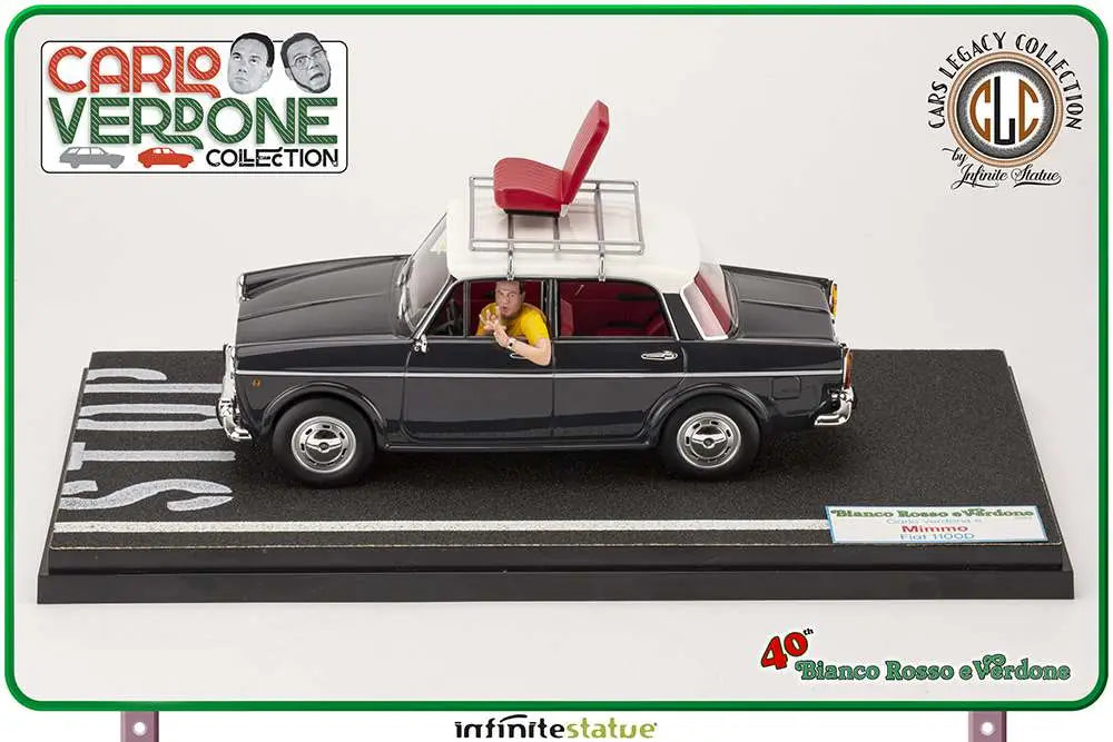 INFINITE STATUE - ORI MIMMO SU FIAT 1100 RESIN CAR 1/18 STATUA