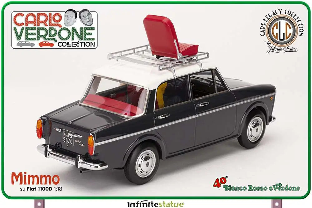 INFINITE STATUE - ORI MIMMO SU FIAT 1100 RESIN CAR 1/18 STATUA