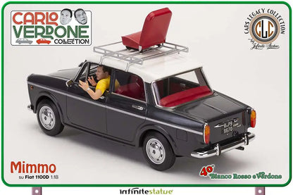 INFINITE STATUE - ORI MIMMO SU FIAT 1100 RESIN CAR 1/18 STATUA