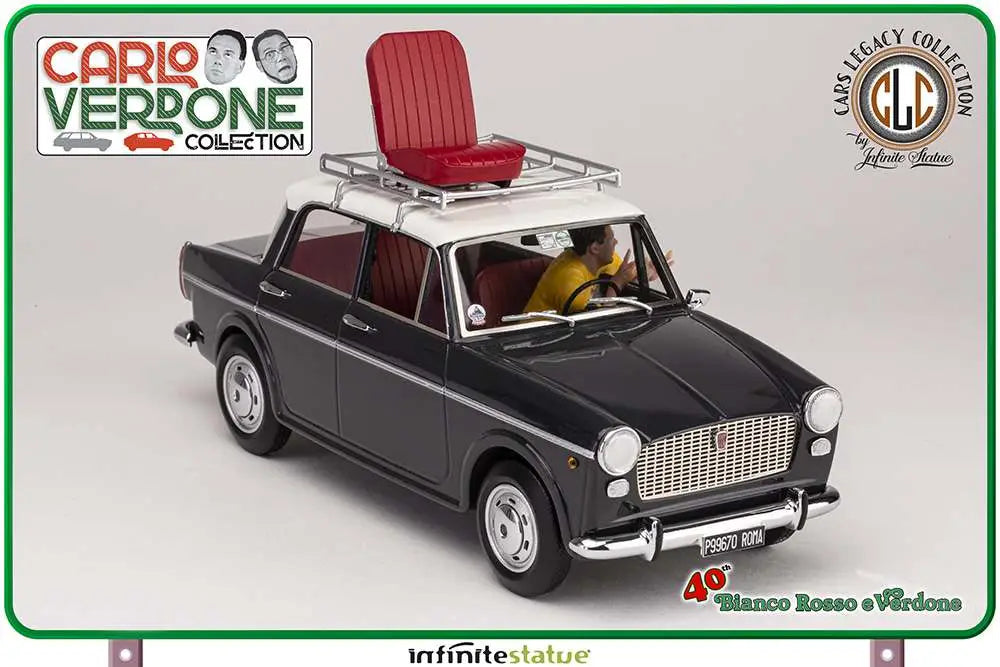 INFINITE STATUE - ORI MIMMO SU FIAT 1100 RESIN CAR 1/18 STATUA