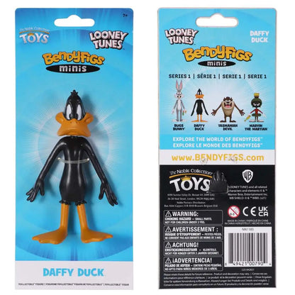 NOBLE COLLECTIONS LOONEY TUNES DAFFY MINI BENDYFIG FIGURA 11.5 cm