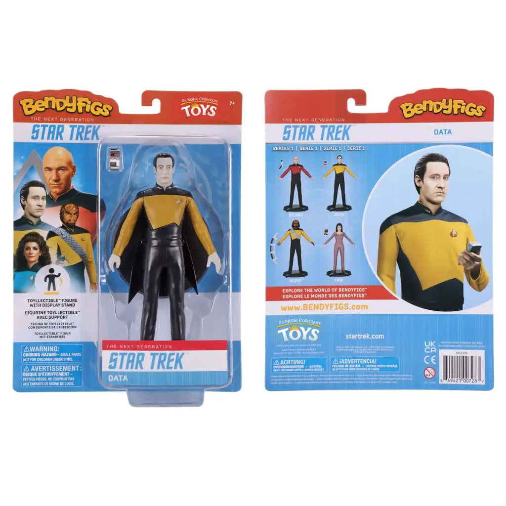 STAR TREK DATA BENDYFIG