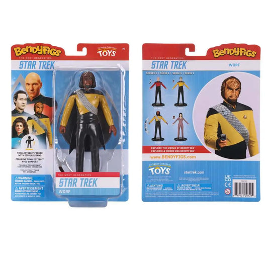 STAR TREK WORF BENDYFIG