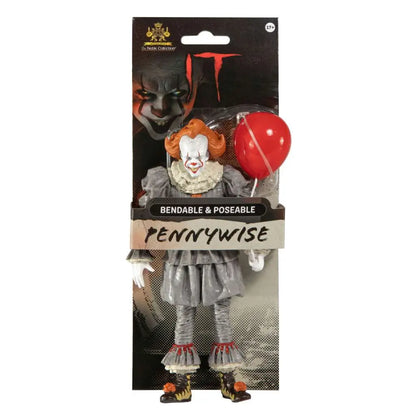 NOBLE COLLECTIONS IT PENNYWISE BENDYFIG FIGURA 18 cm