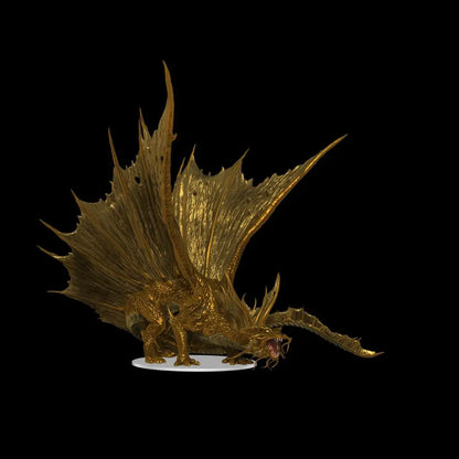 WIZKIDS D&D IOTR ADULT GOLD DRAGON PREMIUM FIG. MINI FIGURA