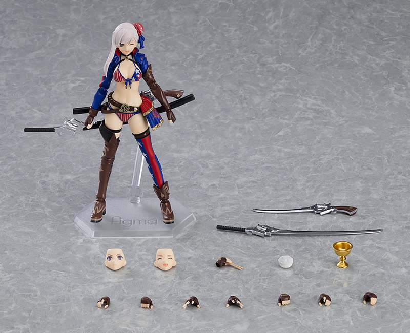 MAX FACTORY FATE G/O BERS MIYAMOTO MUSASHI FIGMA AF ACTION FIGURE 14 cm