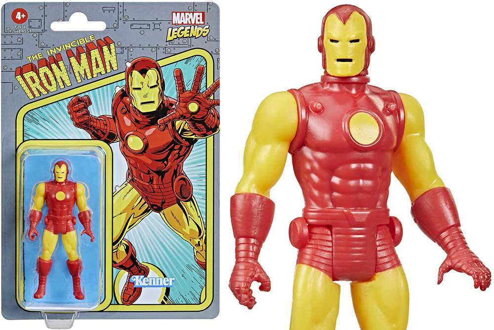 HASBRO IRON MAN - MARVEL LEGENDS RETRO AF ACTION FIGURE