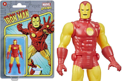 HASBRO IRON MAN - MARVEL LEGENDS RETRO AF ACTION FIGURE