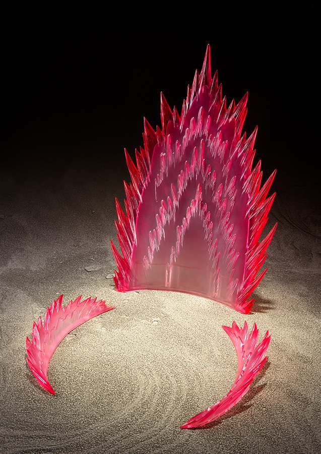 TAMASHII EFFECT ACCESSORI ACTION FIGURE AURA DI ENERGIA ROSSA 19 CM BANDAI