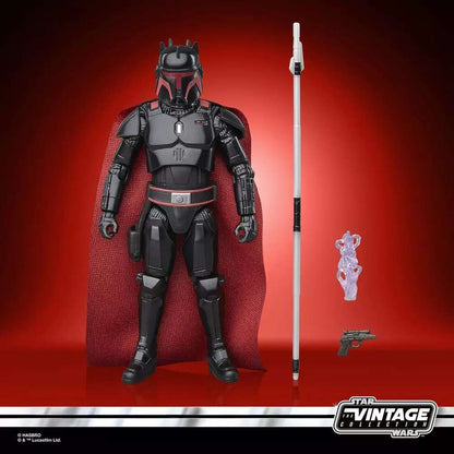 HASBRO - STAR WARS VINTAGE MANDALORIAN MOFF GIDEON DARK TROOPER ARMOR ACTION FIGURE