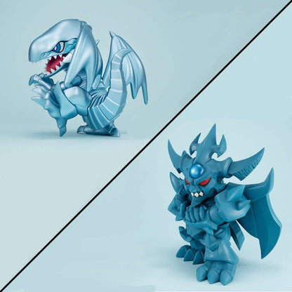 MEGAHOUSE MEGATOON YU-GI-OH BLUE EYES WHITE DRAGON + OBELISK TORMENTOR SET GIFT MINI FIGURA 11 cm