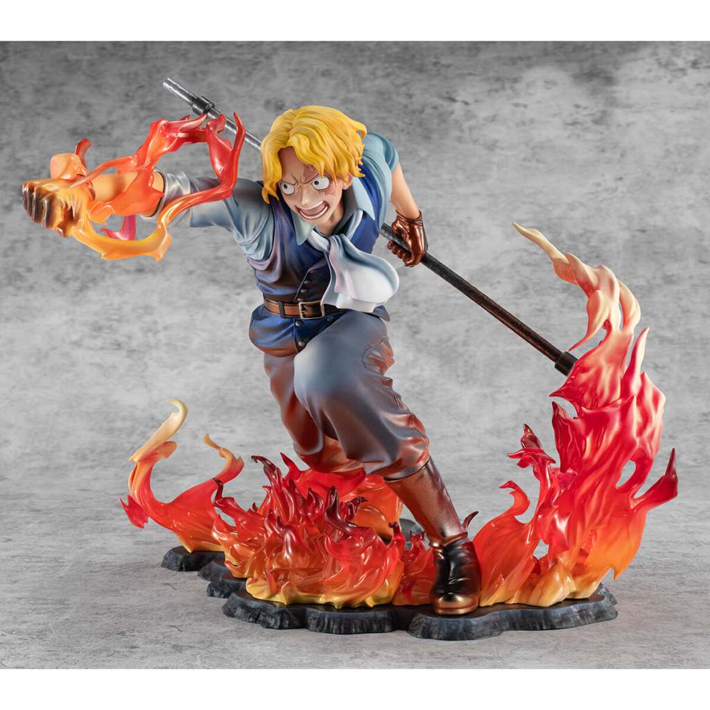 ONE PIECE P.O.P. LIMITED EDITION STATUA SABO FIRE FIST 15 CM 1/8 MEGAHOUSE
