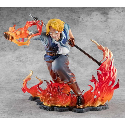 ONE PIECE P.O.P. LIMITED EDITION STATUA SABO FIRE FIST 15 CM 1/8 MEGAHOUSE
