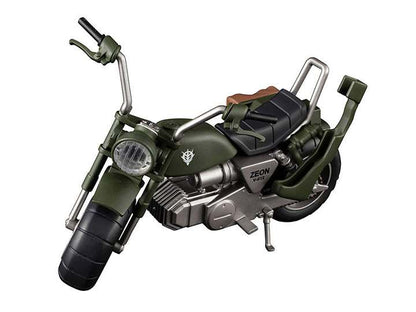 MOBILE SUIT GUNDAM G.M.G. VEHICLE PRINCIPALITY OF ZEON V-01 ESCLUSIVA MOTORCYCLE 10 CM MEGAHOUSE