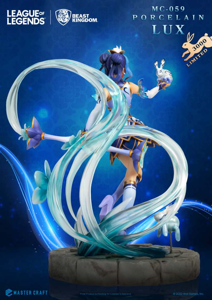 BEAST KINGDOM LEAGUE LEGENDS MASTER CRF PRCLAIN LUX STATUA 42 cm
