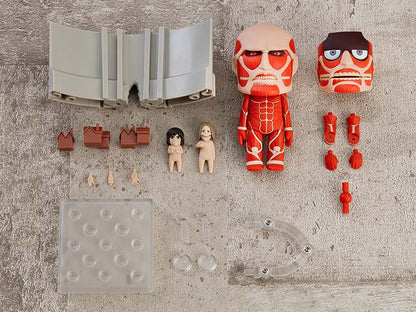 GOOD SMILE COMPANY NENDOROID AOT COLOSSAL TITAN RENEWAL SET MINI FIGURA 10 cm