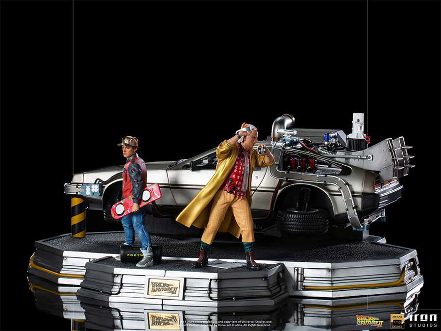 BTTF 2 DELOREAN FULL DLX SET 1/10 ART ST
