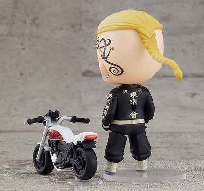 TOKYO REVENGERS NENDOROID ACTION FIGURA DRAKEN (KEN RYUGUJI) 10 CM ORANGE ROUGE