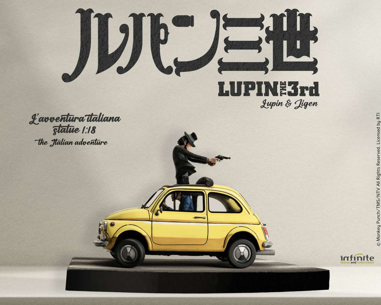 LUPIN 3RD L'AVVENT ITA 1/18 ST LUP E JIG