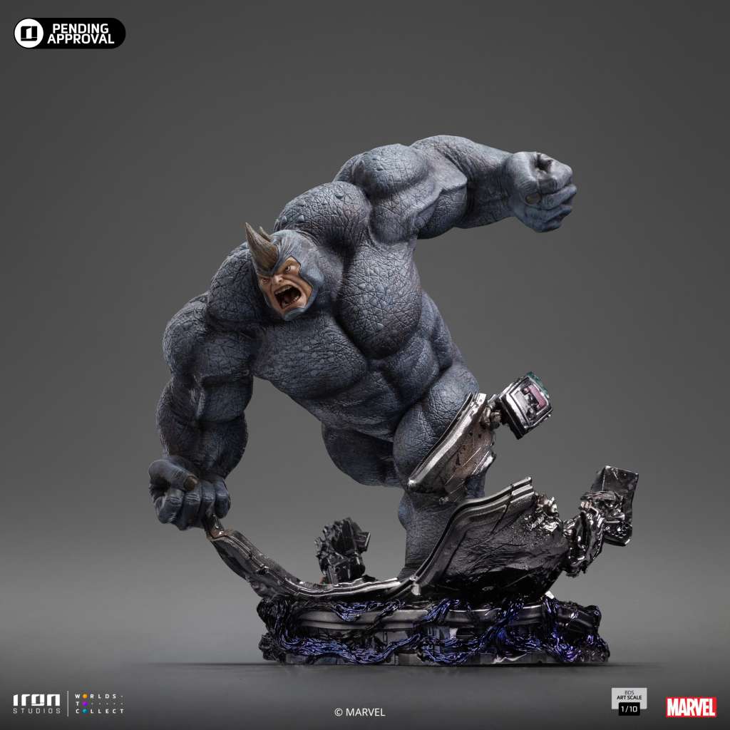 SPIDER-MAN VS VILLAINS RHINO STATUE 1/10