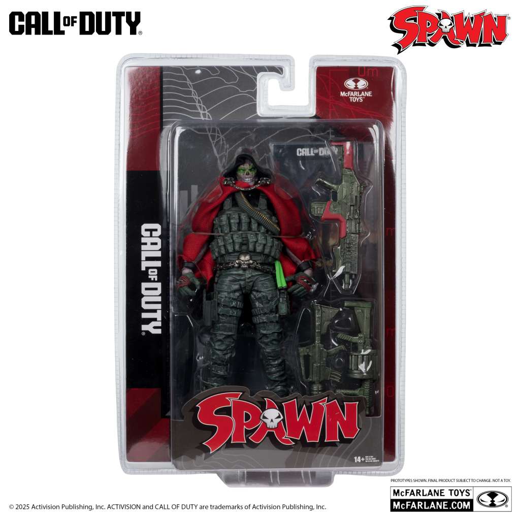 CALL OF DUTY 7INCH  BURNED SPAWN AF