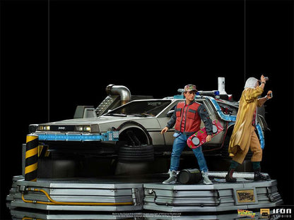 BTTF 2 DELOREAN FULL DLX SET 1/10 ART ST