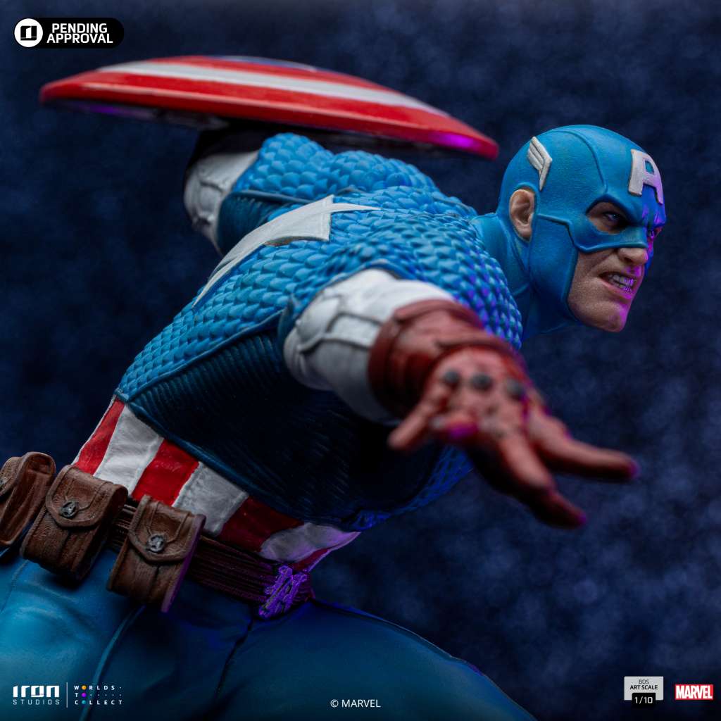 IRON STUDIOS INFINITY GAUNTLET CAPTAIN AMERICA1/10 STATUA 34 cm