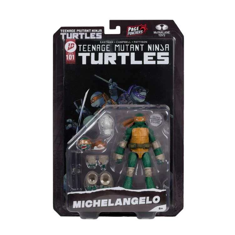 TMNT 5INCH FIGURE W/ COMIC WAVE 2 SET (6