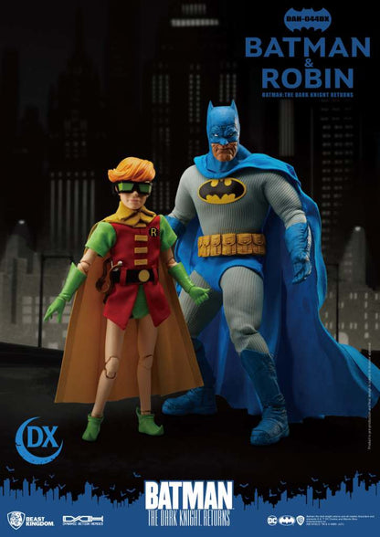 BATMAN THE DARK KNIGHT RETURNS DYNAMIC 8CTION HEROES ACTION FIGURES 1/9 BATMAN & ROBIN 16 - 21 CM BEAST KINGDOM TOYS
