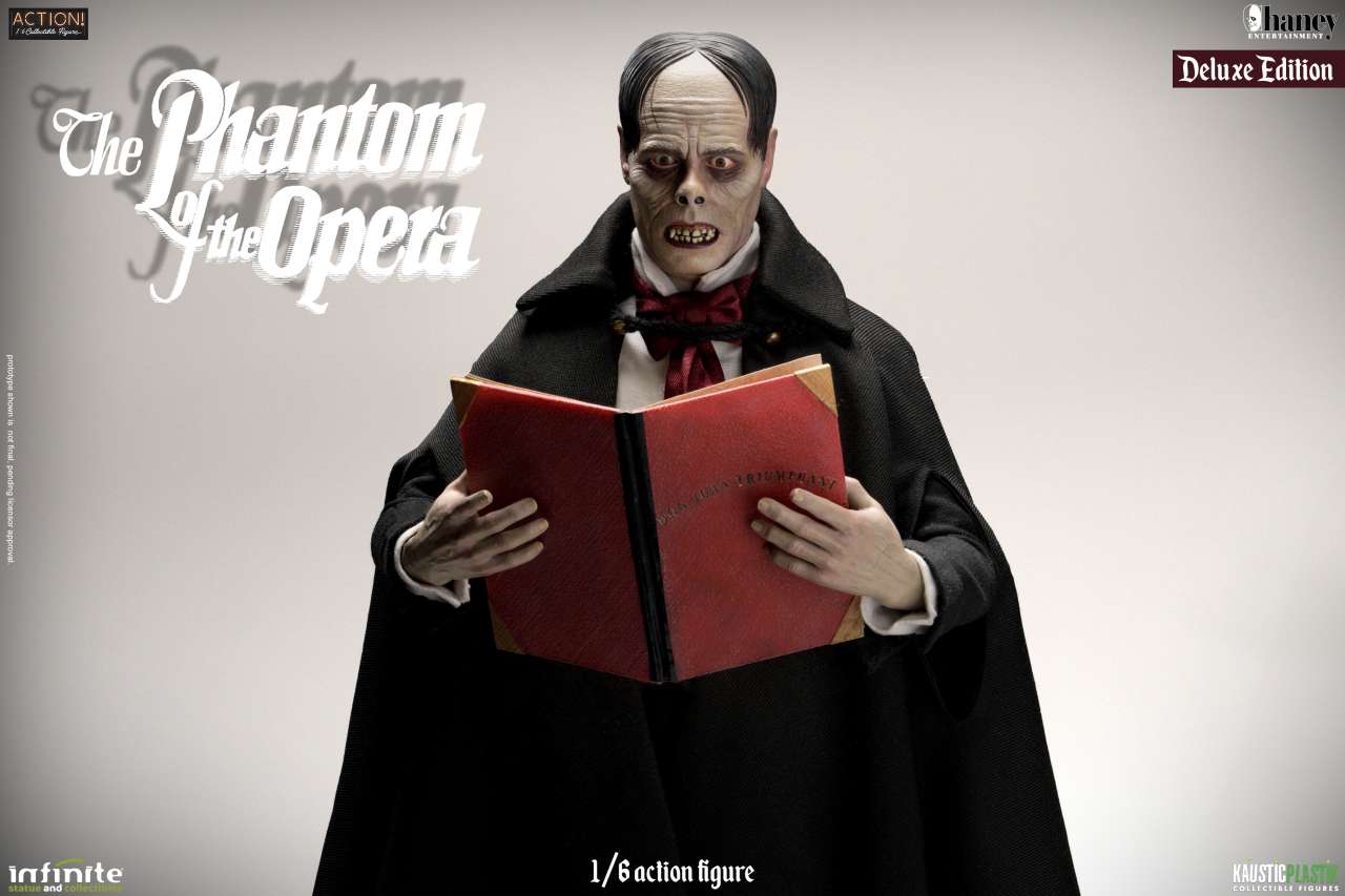 INFINITE STATUE LON CHANEY AS PHANTOM OPERA DELUXE VERSION 1/6 ACTION FIGURE 30 cm/12 inch doll 27 cm/10.63 inch organo