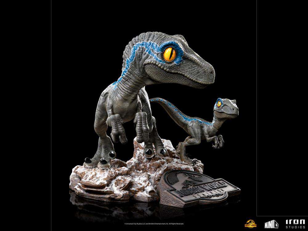 IRON STUDIOS JW DOMINATION BLUE + BETA MINICO STATUA 13 cm