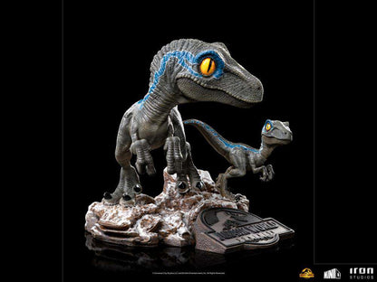 IRON STUDIOS JW DOMINATION BLUE + BETA MINICO STATUA 13 cm