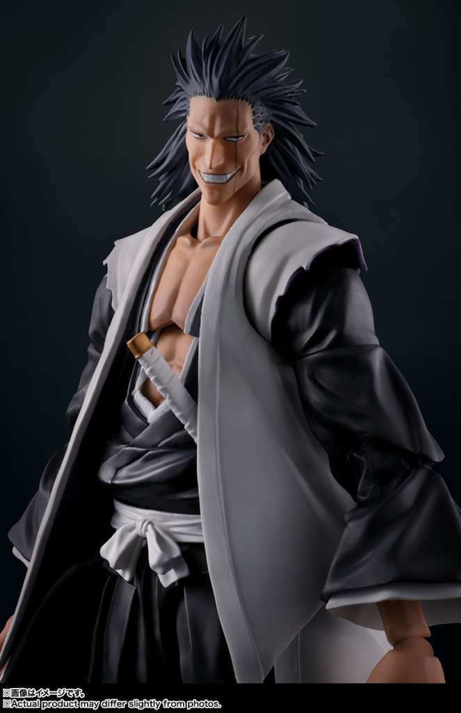 BANDAI KENPACHI ZARAKI BLEACH: THOUSAND-YEAR BLOOD WAR S.H. FIGUARTS ACTION FIGURE 17 CM