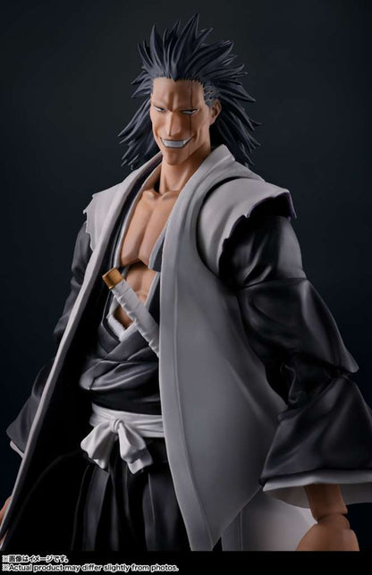 BANDAI KENPACHI ZARAKI BLEACH: THOUSAND-YEAR BLOOD WAR S.H. FIGUARTS ACTION FIGURE 17 CM