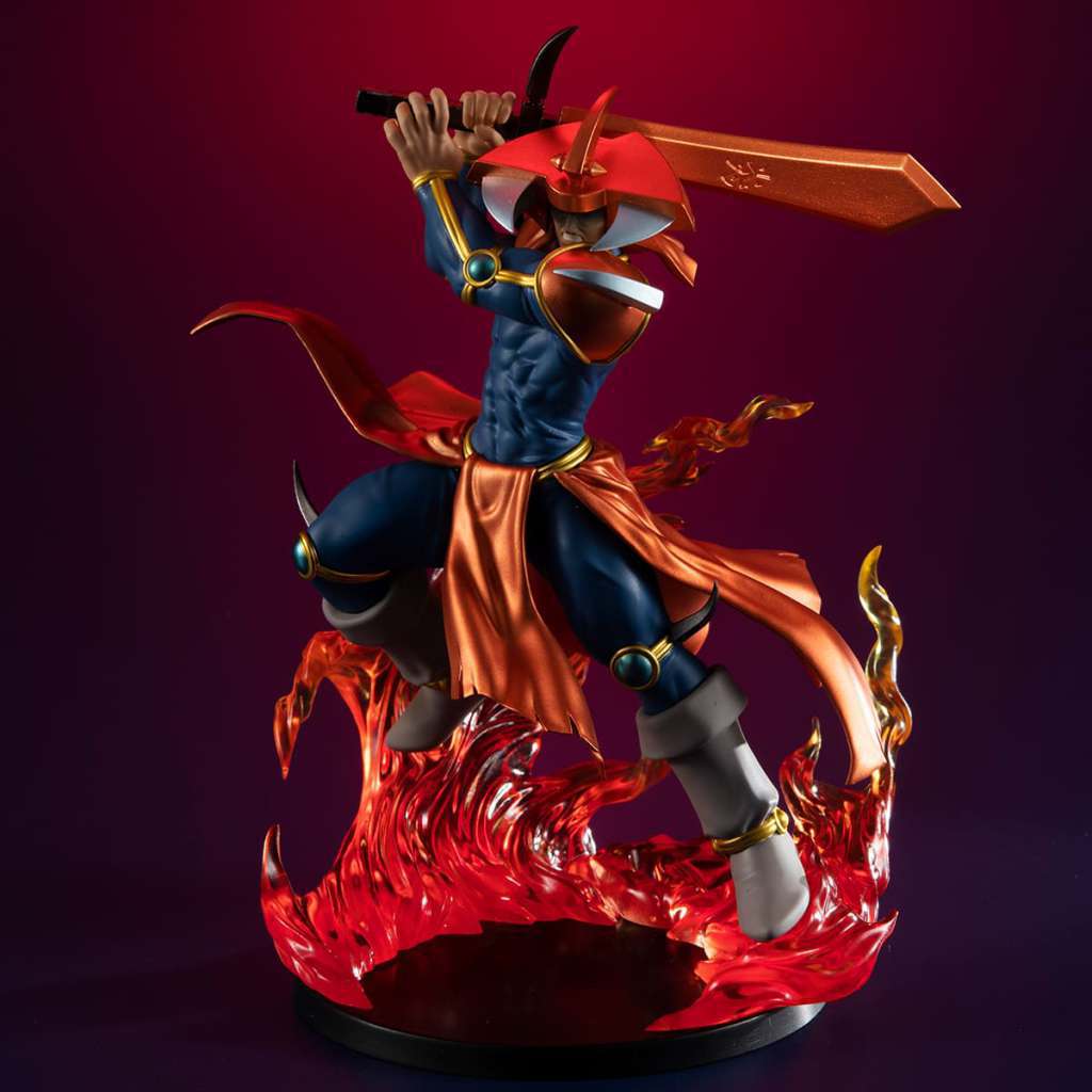 MEGAHOUSE MONSTER CHRONICLES YUGIOH FLAME SWORDSMA STATUA 12 cm