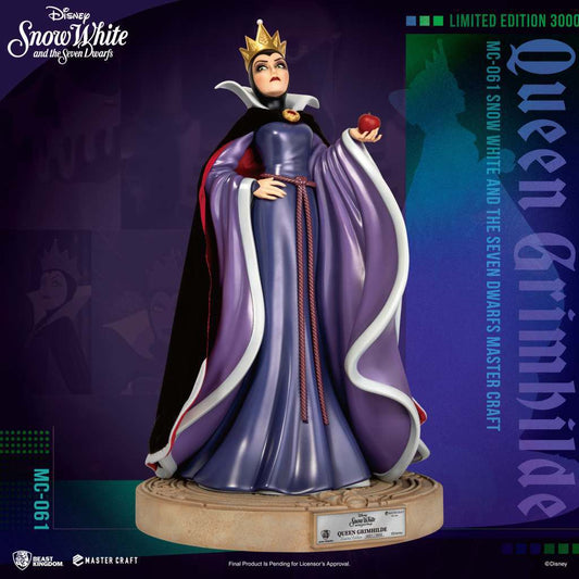 DISNEY BIANCANEVE E THE SEVEN DWARFS MASTER CRAFT STATUA QUEEN GRIMHILDE 41 CM BEAST KINGDOM TOYS
