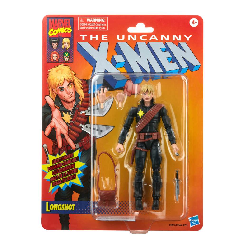 THE UNCANNY X-MEN MARVEL LEGENDS ACTION FIGURA LONGSHOT 15 CM HASBRO
