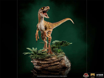 IRON STUDIOS JURASSIC WORLD LW VELOCIRAPTOR DLX 1/10 STATUA 30 cm