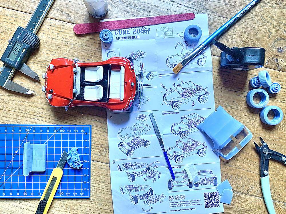 DUNE BUGGY MODEL KIT 1:24