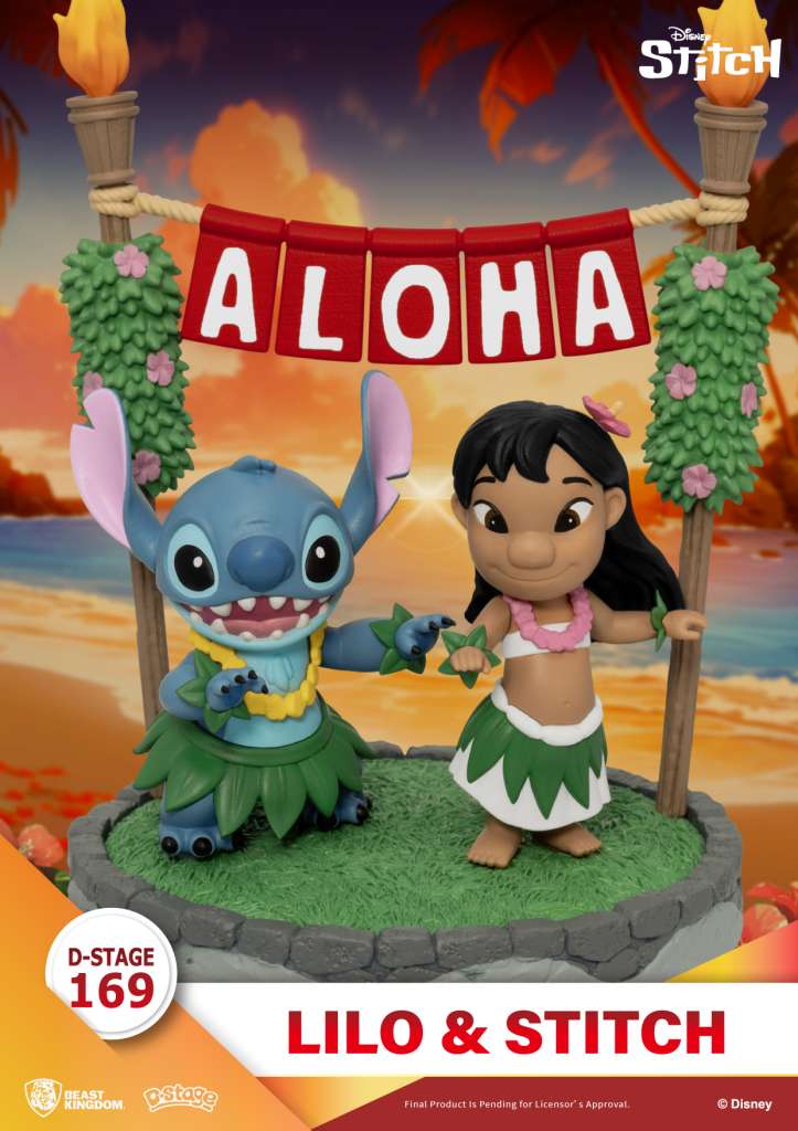 BEAST KINGDOM LILO & STITCH STITCH D-STAGE STATUA 16 cm