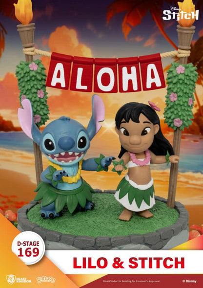 BEAST KINGDOM LILO & STITCH STITCH D-STAGE STATUA 16 cm