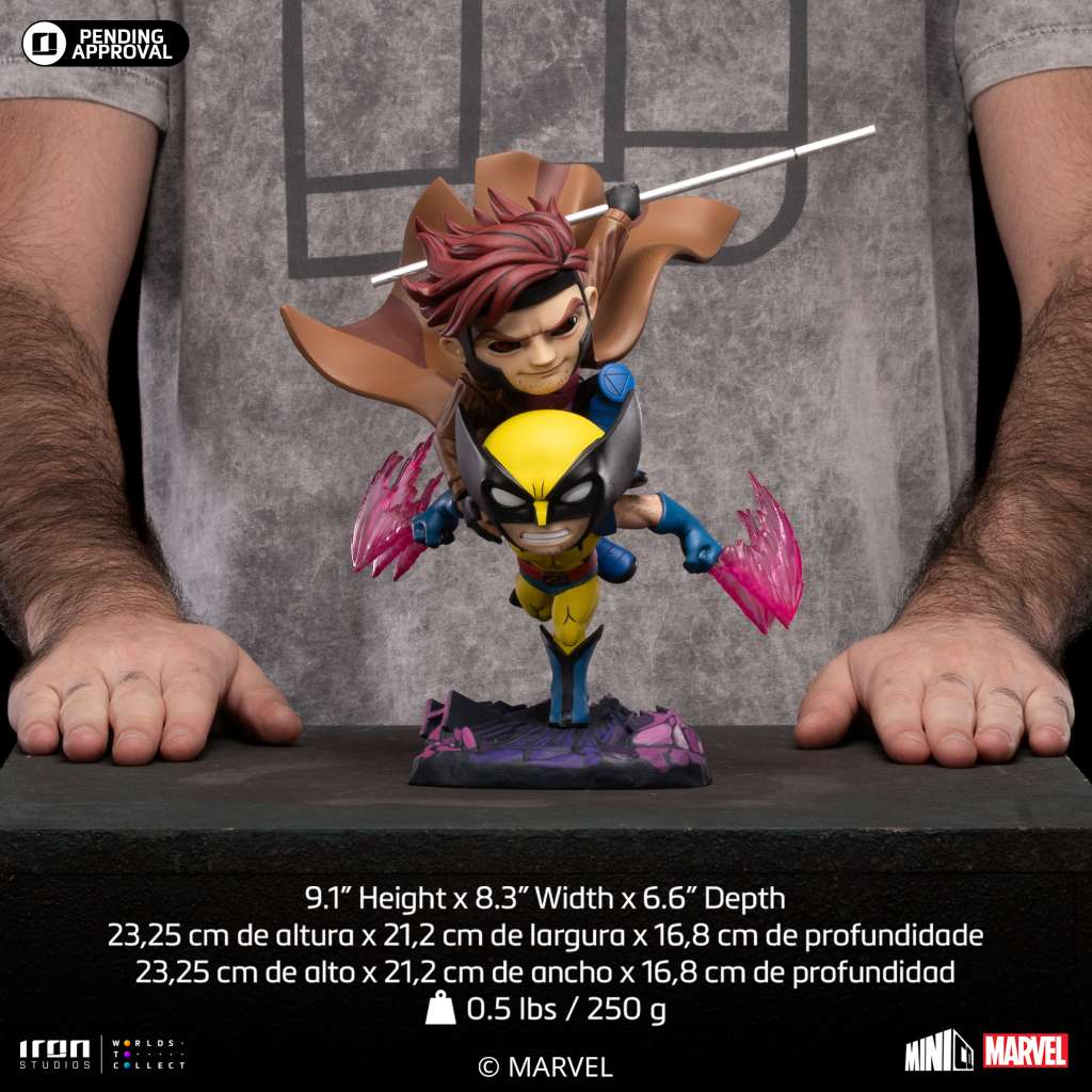 X-MEN 97 GAMBIT AND WOLVERINE MINICO