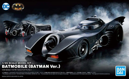BANDAI BATMAN 1989 BATMOBILE 1/35 MODEL KIT 33 cm