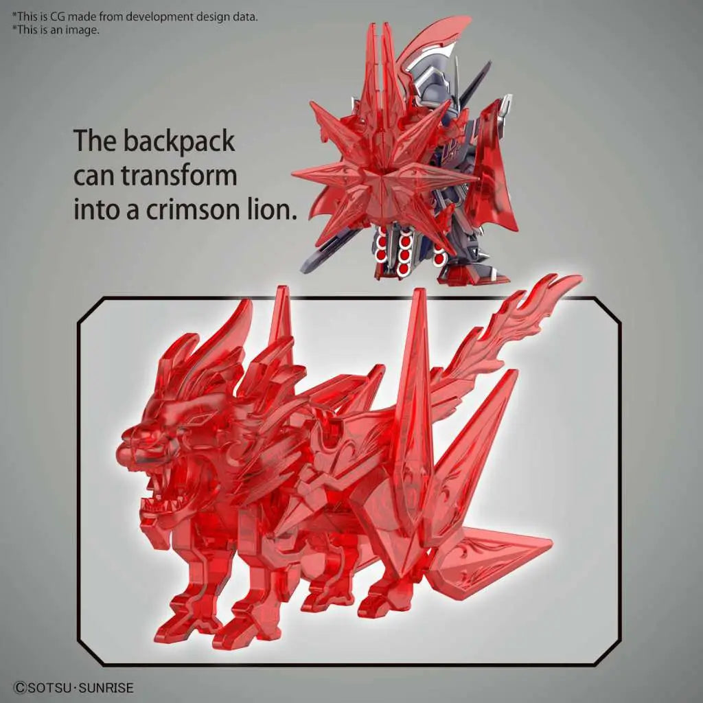 BANDAI - GUNDAM SDW HEROES CAESAR LEGEND MODEL KIT 8 cm