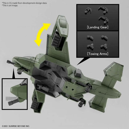 BANDAI HG STORK CARRIER V-33 1/72 MODEL KIT 10 cm
