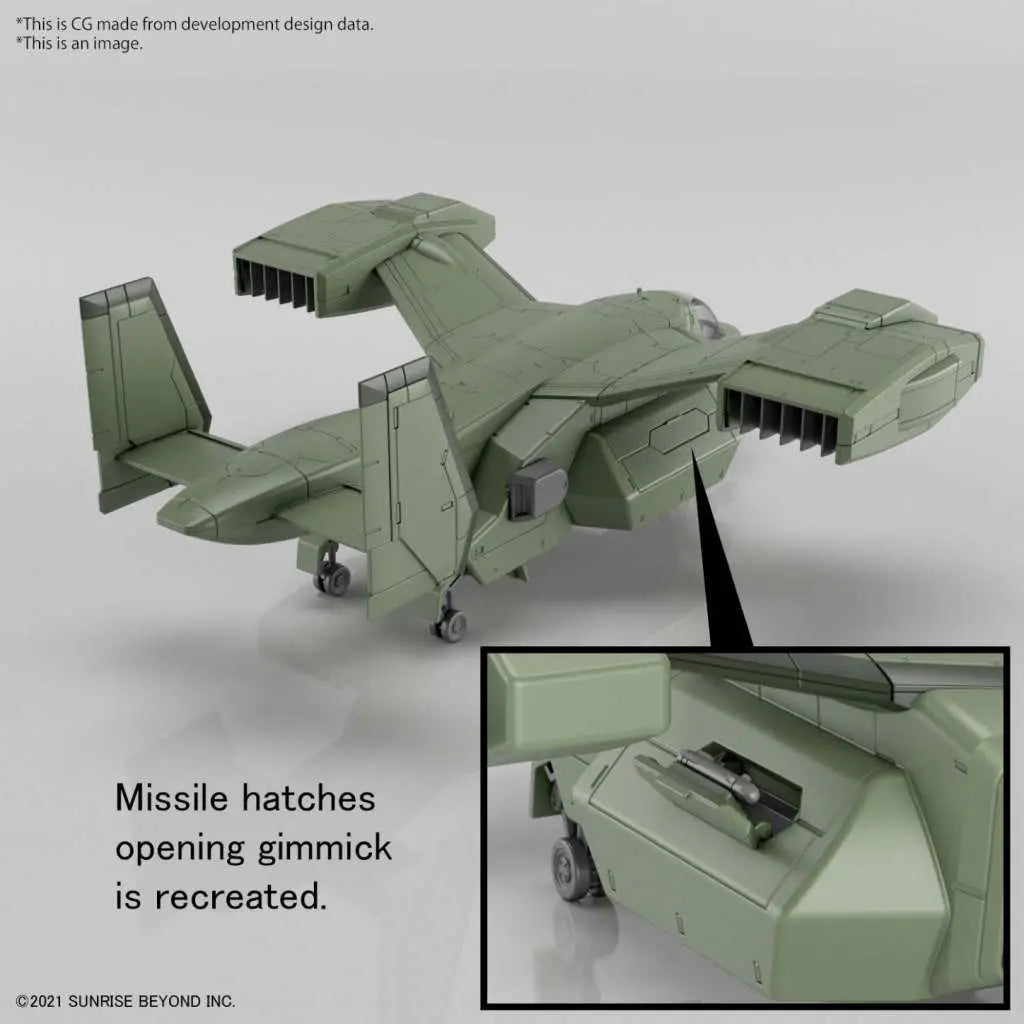 BANDAI HG STORK CARRIER V-33 1/72 MODEL KIT 10 cm