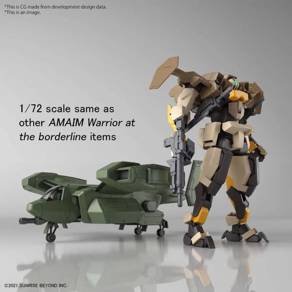 BANDAI HG STORK CARRIER V-33 1/72 MODEL KIT 10 cm